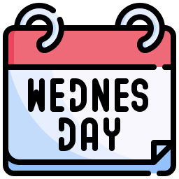Wednesday on a calendar